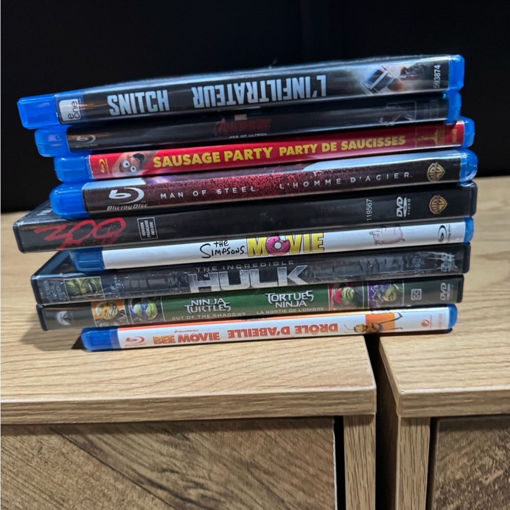 DVD blurray lot 9